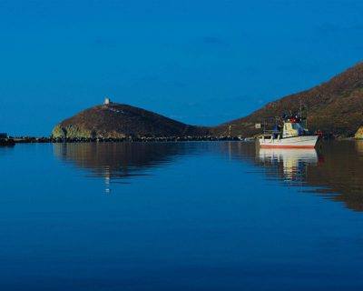 Gavrio Port, just before the morning ride - Andros Island