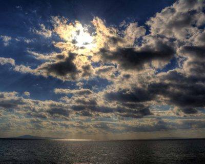 Sky view from Peleopolis -Andros Island