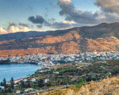 Panoramic View of Chora of Andros