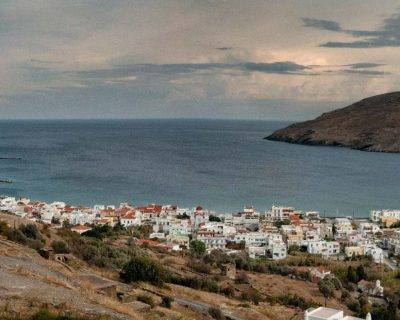 Panoramic View of Corthi Bay - Andros Island