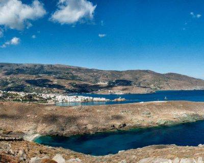 Panoramic View of Chora of Andros