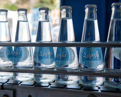 Bottling Procedure in Sariza water factory - Andros Island