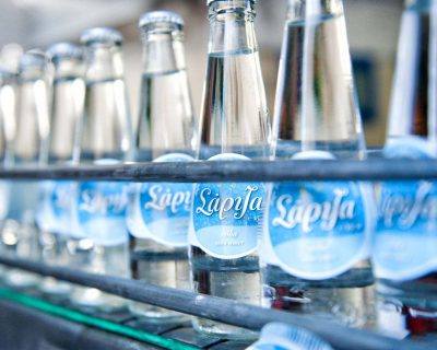 Bottling Procedure in Sariza water factory - Andros Island