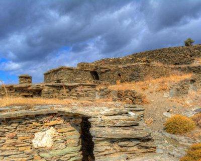 On the way to the Ancient Establishment in Zagora - Andros Island