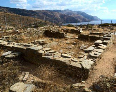 Ruins from Ancient Establishment in Zagora - Andros Island