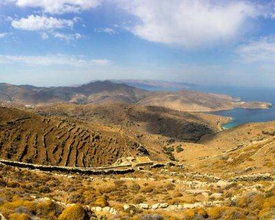 Panoramic View of Panormos Bay - Tinos Island