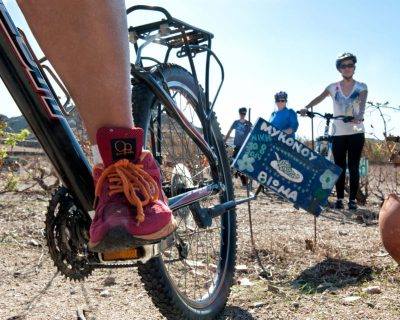 Leisure Cycling around Mykonos Island during our Private Cycling Tour