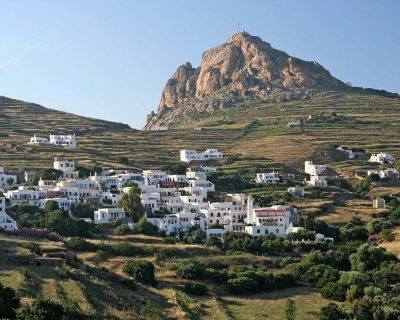 Village under Exomvourgo - Tinos Island