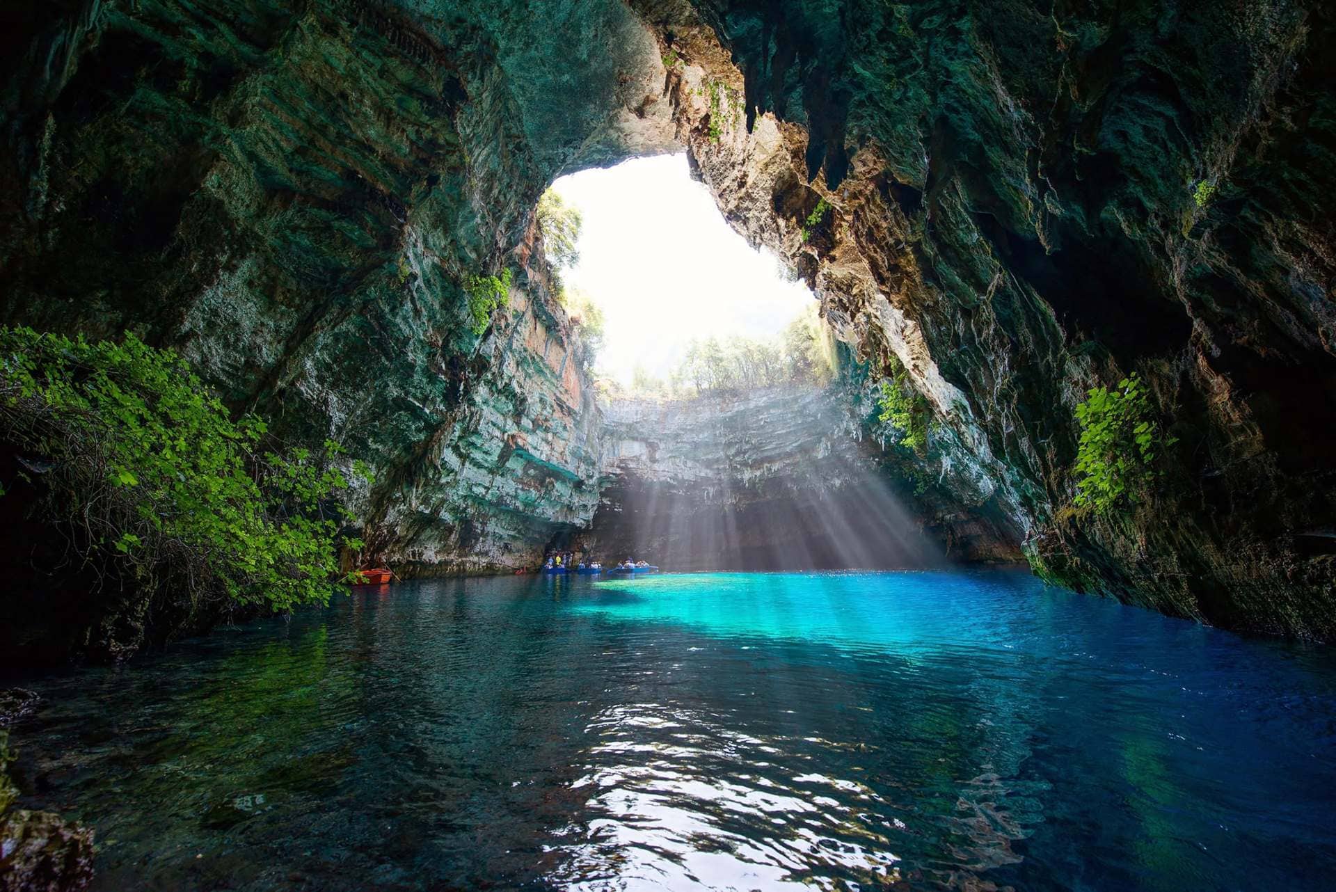 Cycling in Kefalonia - Melissani Cave - Discover the best riding Greece can offer - GrCycling