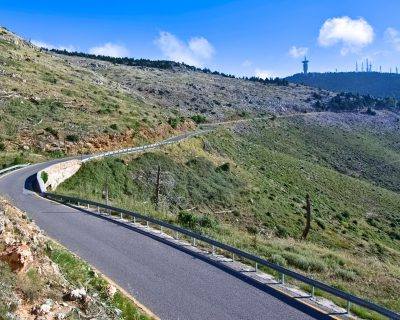 That's the way to the summit of Mt. Parnitha. Road cycling in Athens by GrCycling