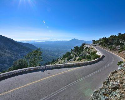 The spectacular views along the climb makes cycling on Mt. Parnitha on of the most scenic rides - Road cycling in Athens by GrCycling