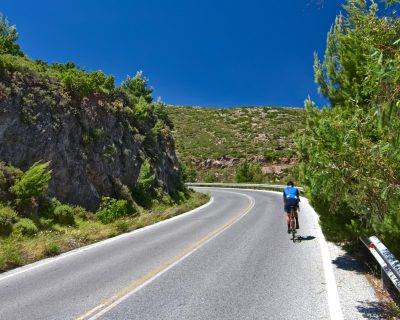 Part of the mountain pass on Mt. Penteli - Road Cycling in Athens by GrCycling
