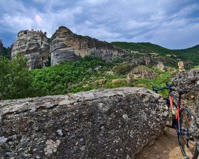 Cycling in Meteora