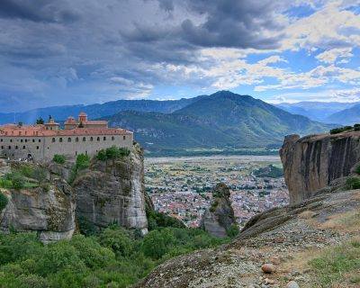 The views from our rides in Meteora