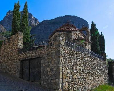 View of Meteora during one of our Cycling Trips