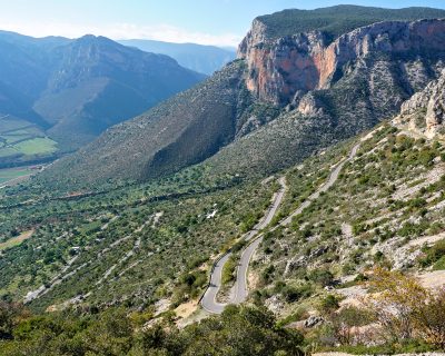 Cycling in Leonidio (Peloponnese, Greece)